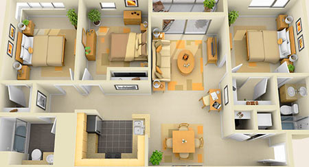 как рисовать план дома