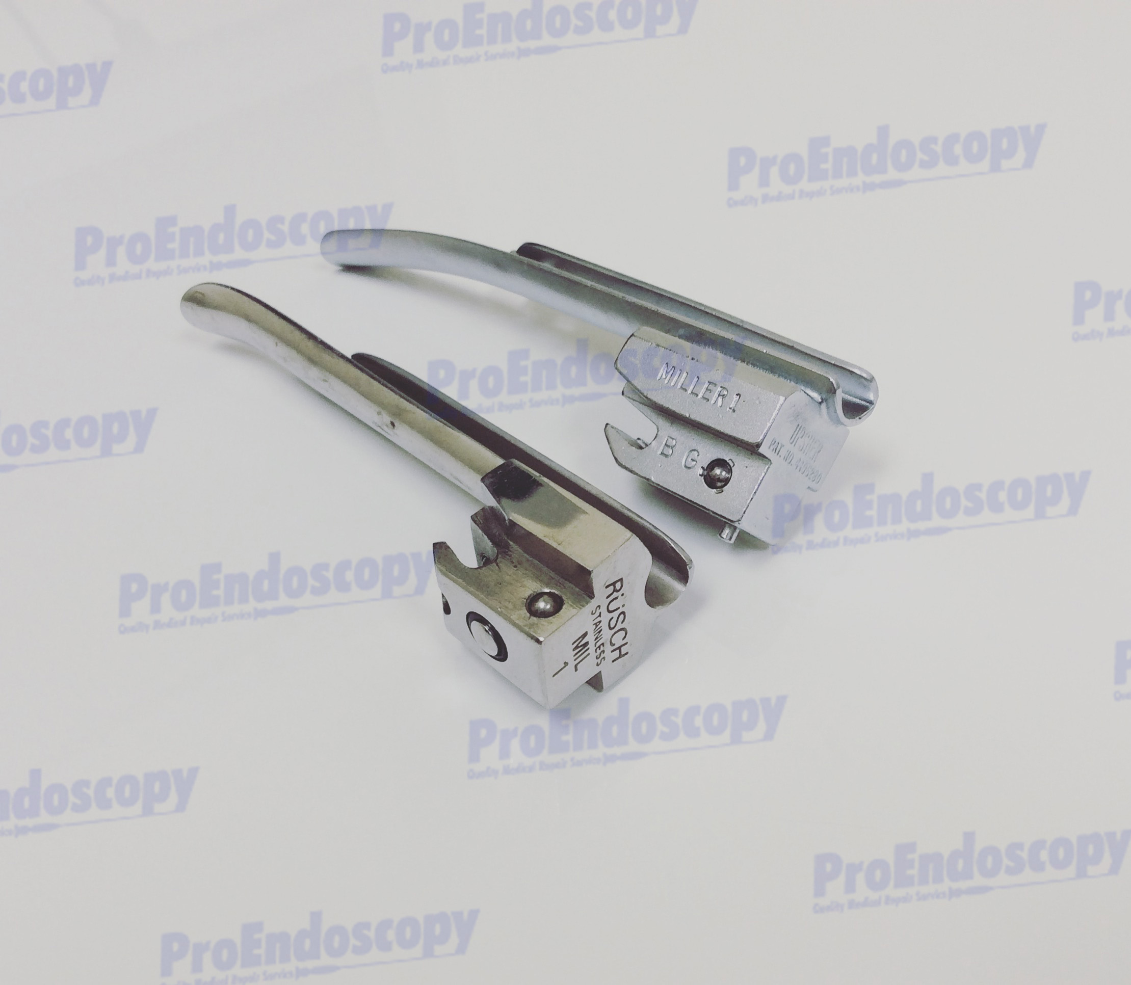 Upsher/ Rusch Miller 1 Laryngoscope Blades Set of 2 ProEndoscopy