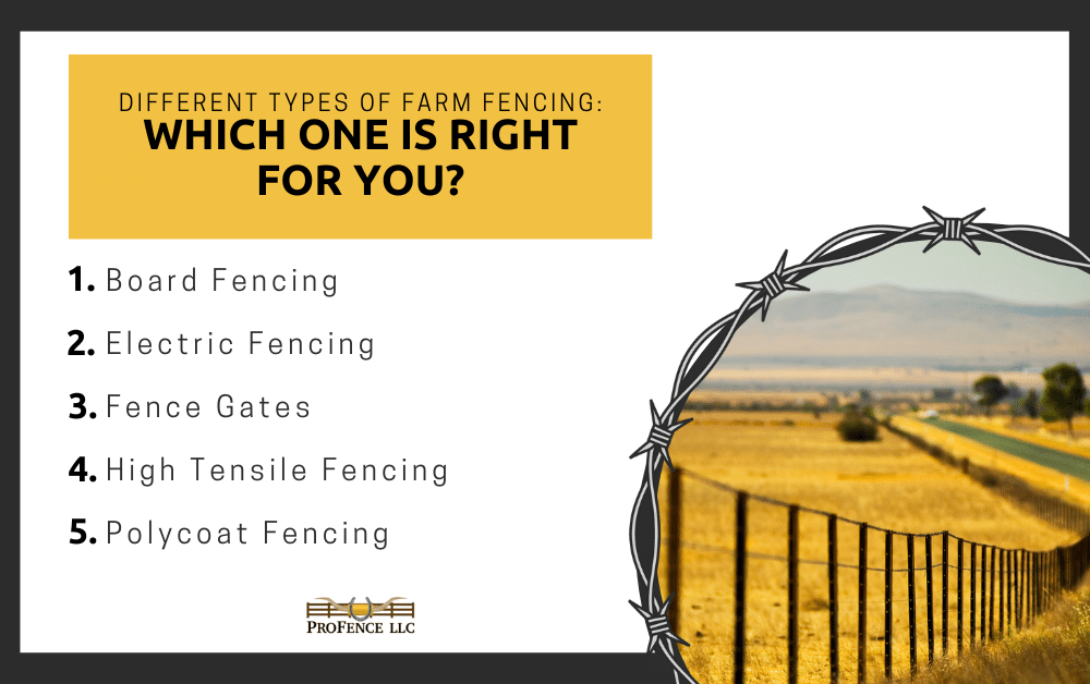 Different Types of Farm Fencing Which One Is Right for You? ProFence LLC