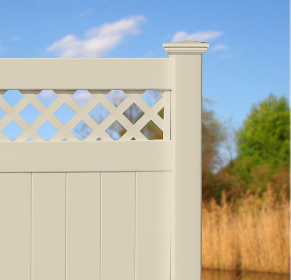 Illusions V3215D a T&G privacy panel with standared diagonal lattice