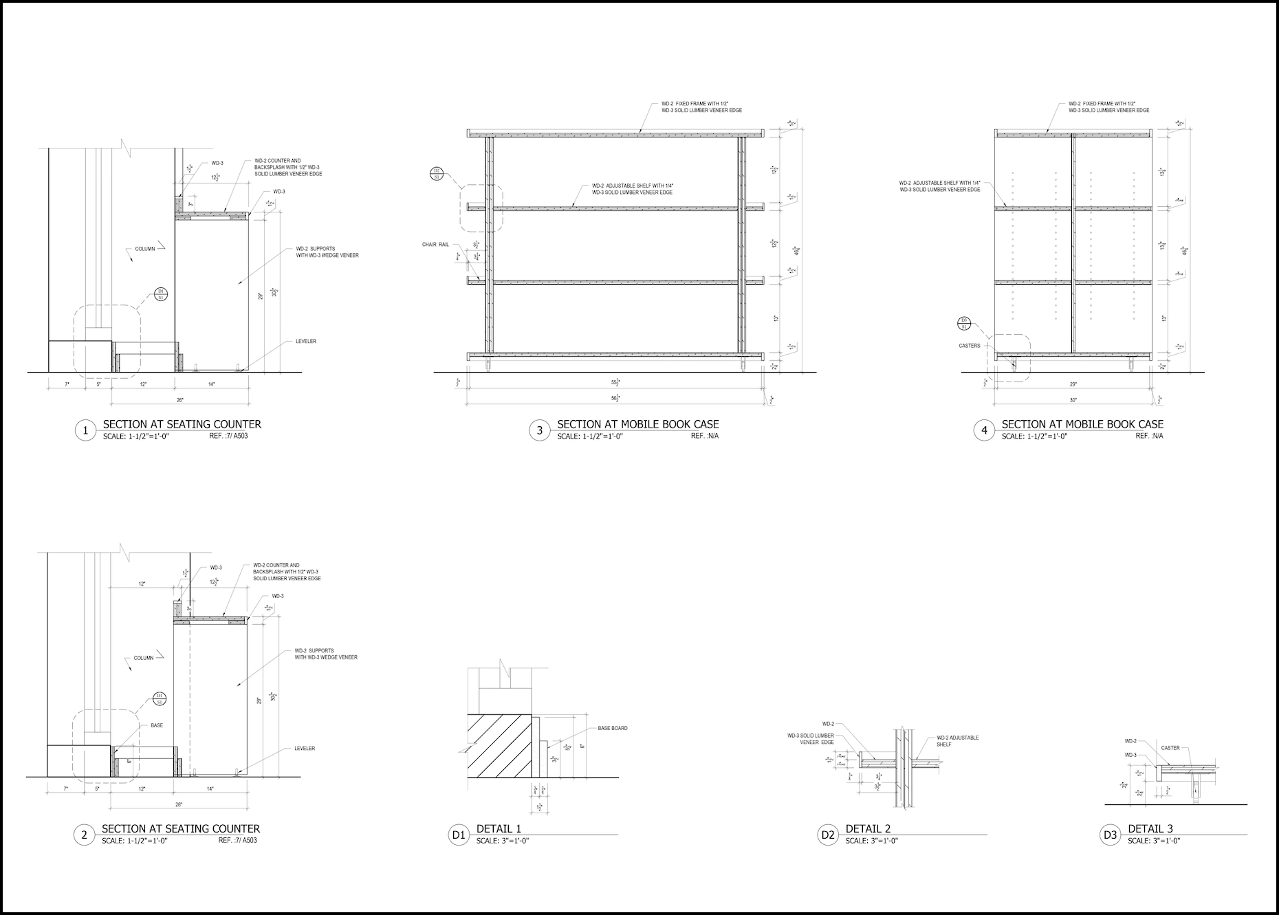Millwork Shop Drawings Allied Architecturals