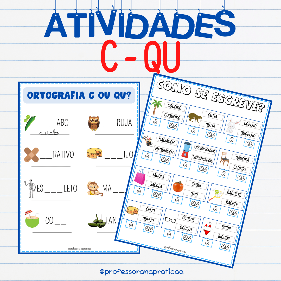 Atividades C QU Patrícia da Silva Professora na pratica