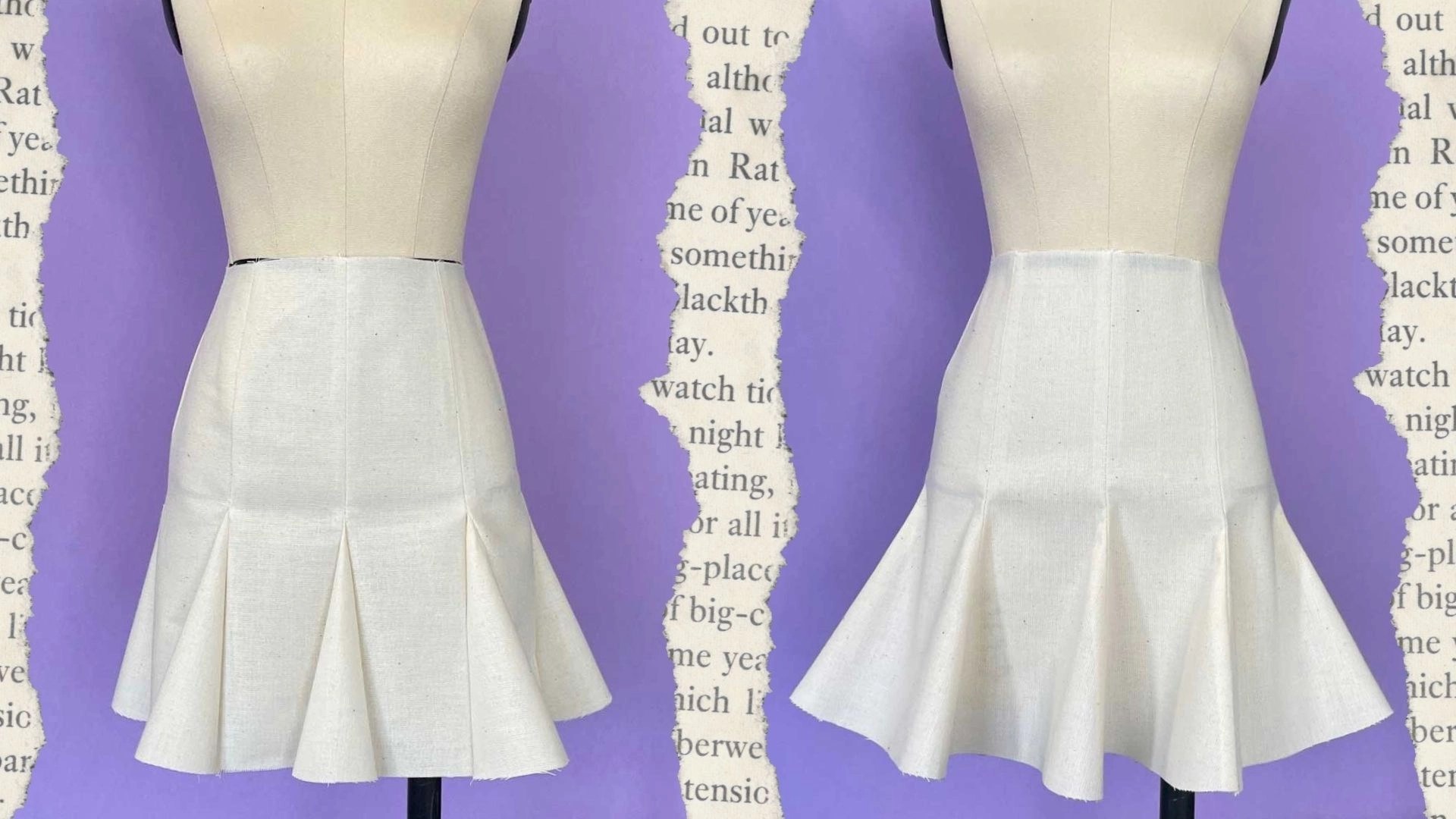 How to make a skirt with godets The most common variations
