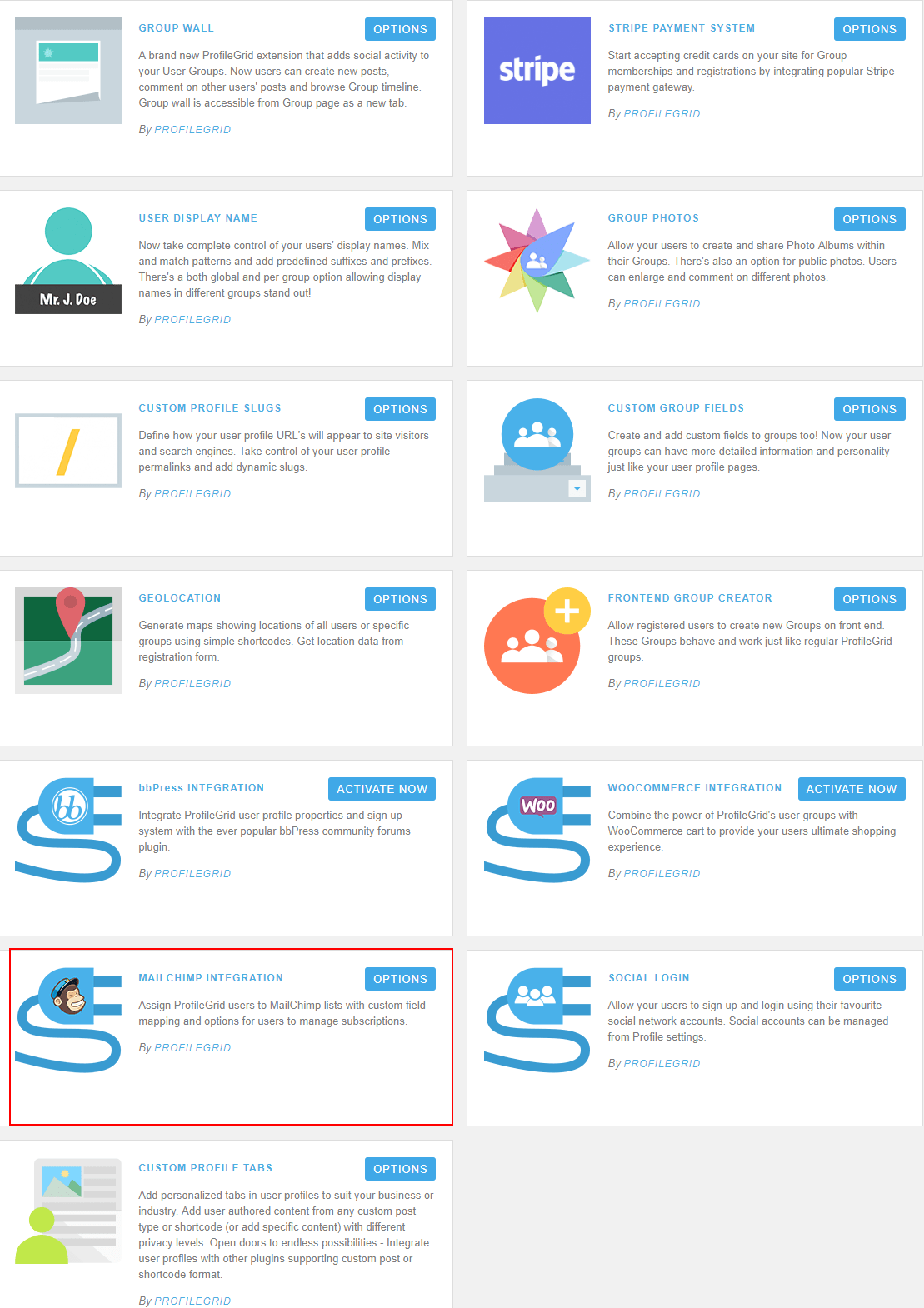 How to Allow Users to Subscribe MailChimp List in WordPress ProfileGrid