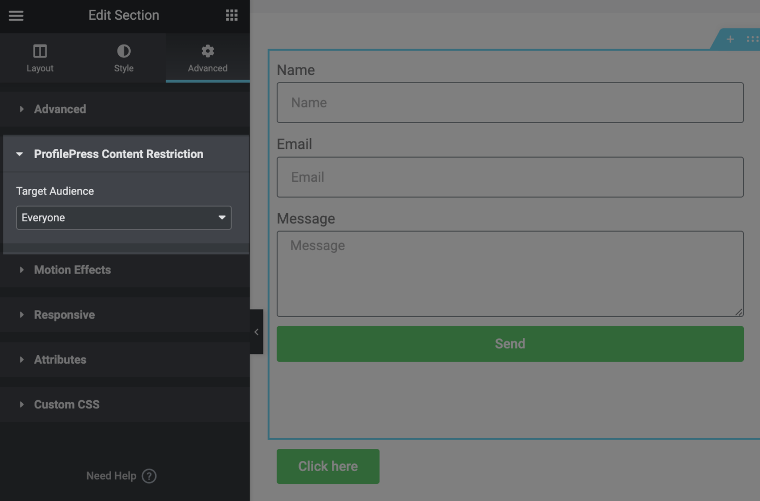 How to Restrict Visibility of Elementor Contents in WordPress