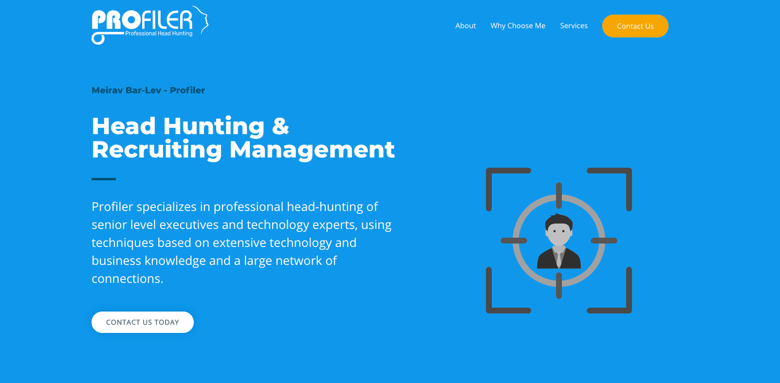 Head Hunting & Recruiting Management Meirav Bar Lev Profiler