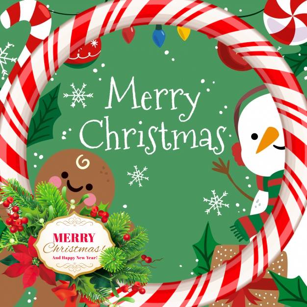 Toni Tails Christmas Peppermint Profile Frame