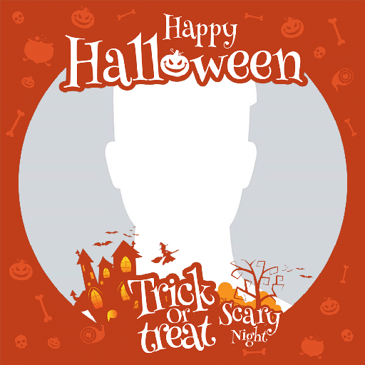 Halloween Trick Or Treat Profile Picture Frame