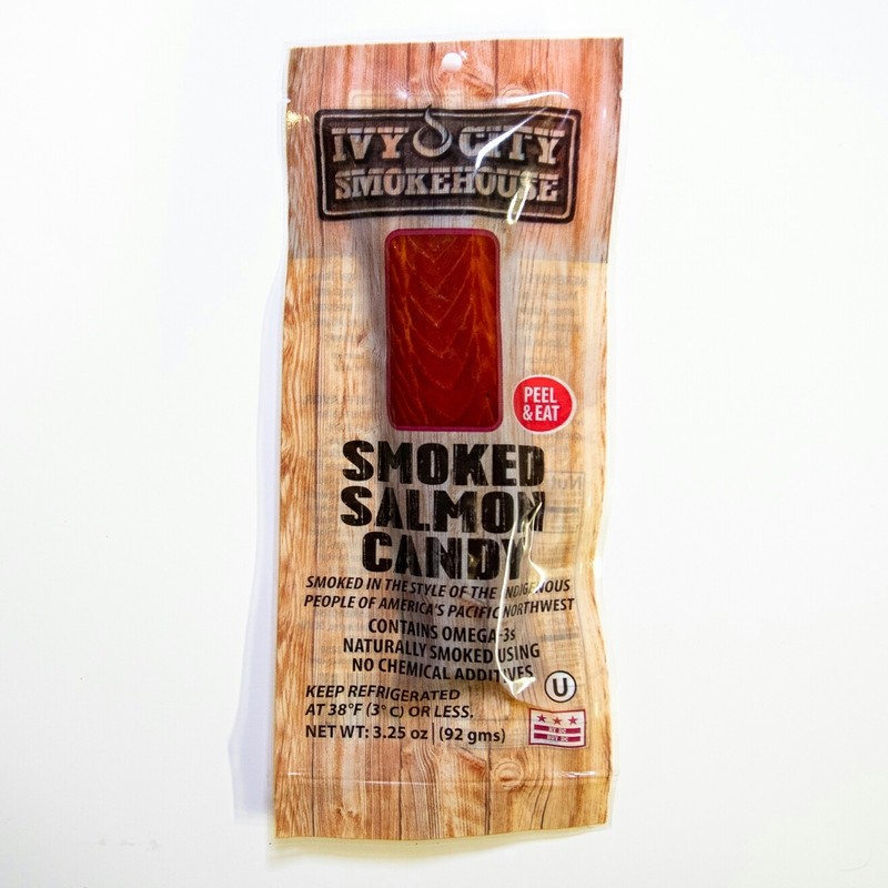 Ivy City Smoked Salmon Indian Candy Single piece Profish