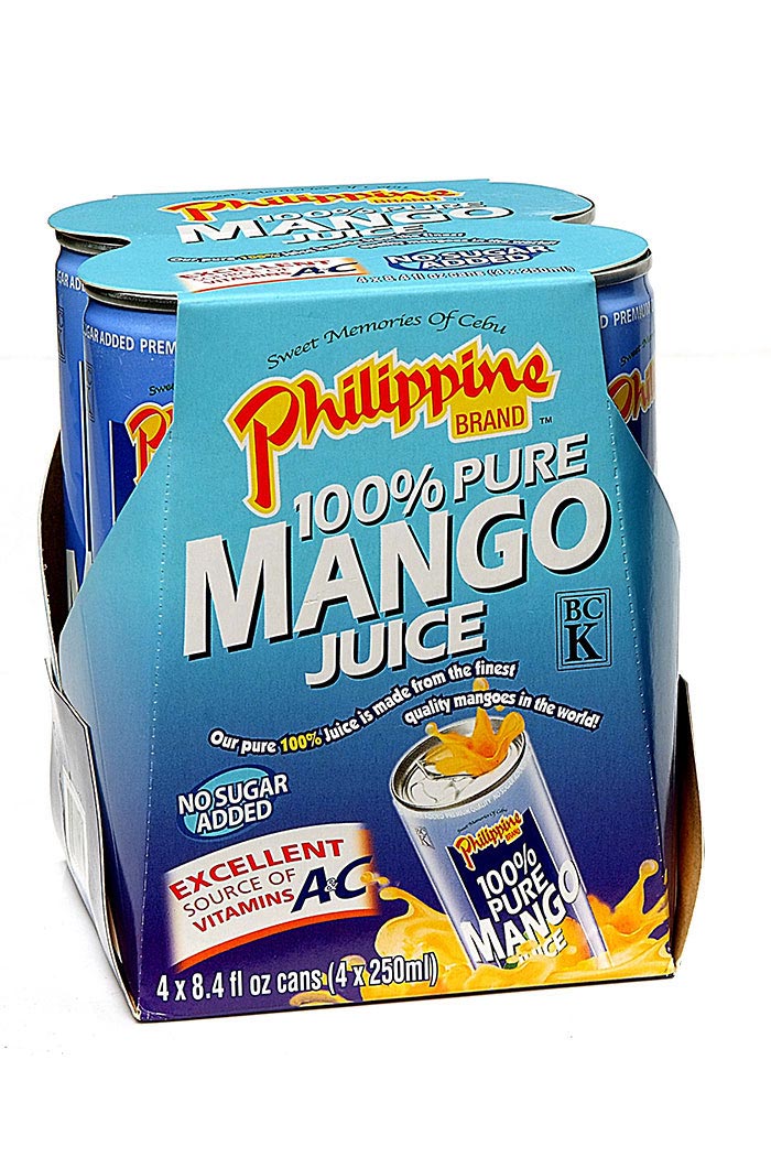 Philippine Brand 100 Pure Mango Juice 250ml