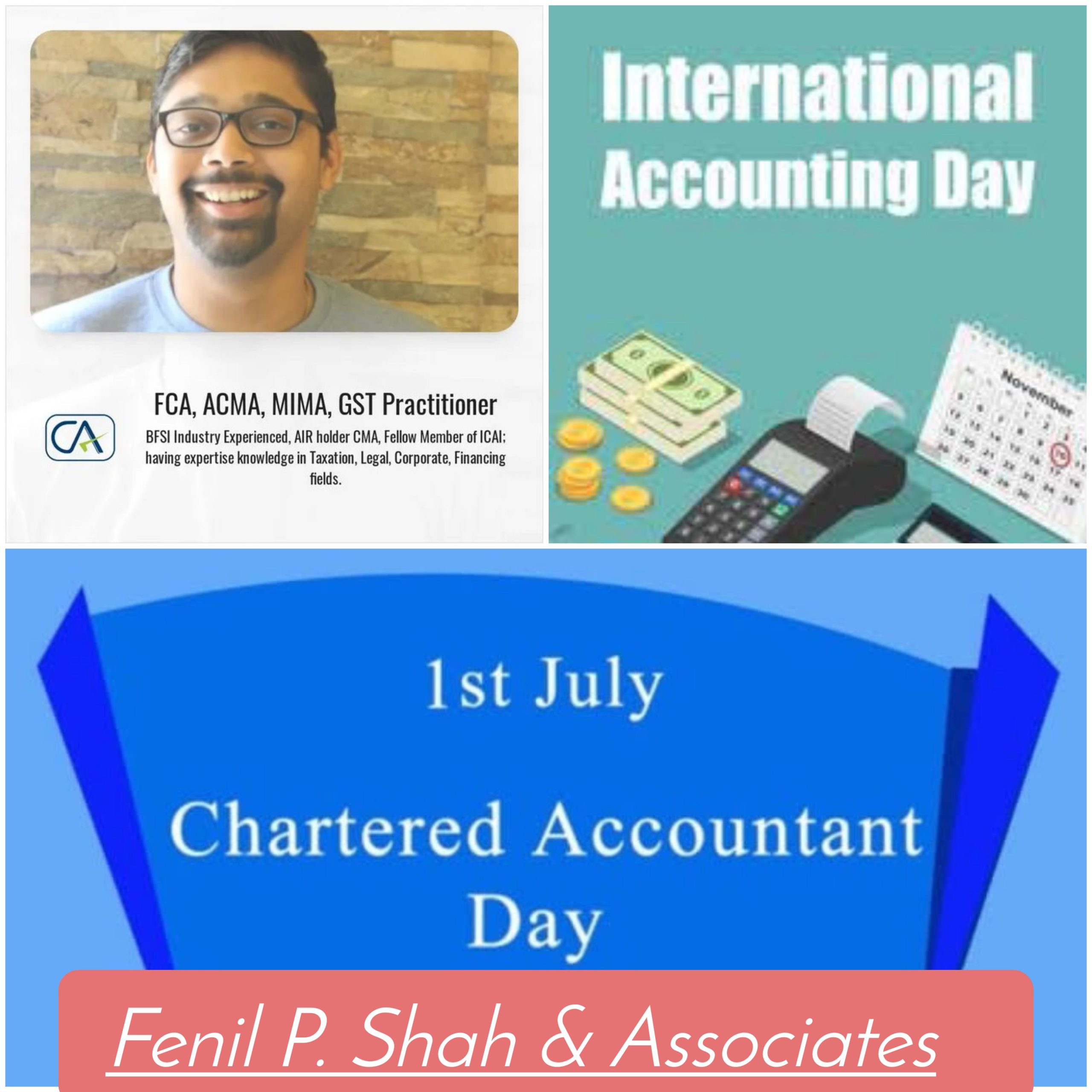 Happy Chartered Accountants Day Prof Paresh Shah