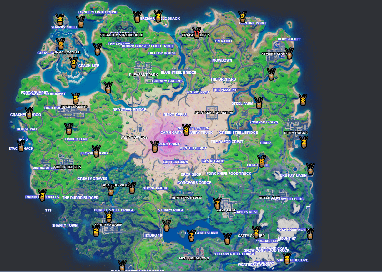 Where to Destroy Fishing Rod Barrels Fortnite Chapter 2 Season 5