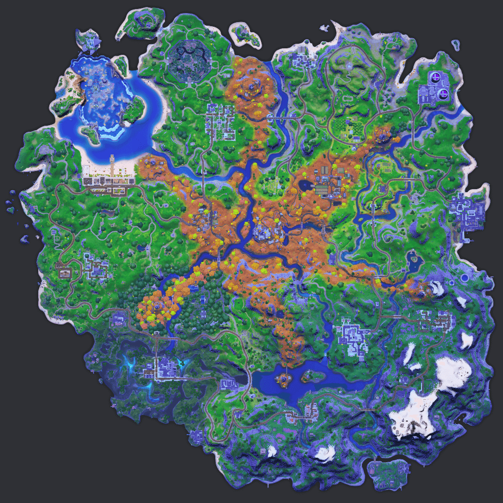 Fortnite Chapter 2 Season 6 Map Changes, New POIs, Landmarks