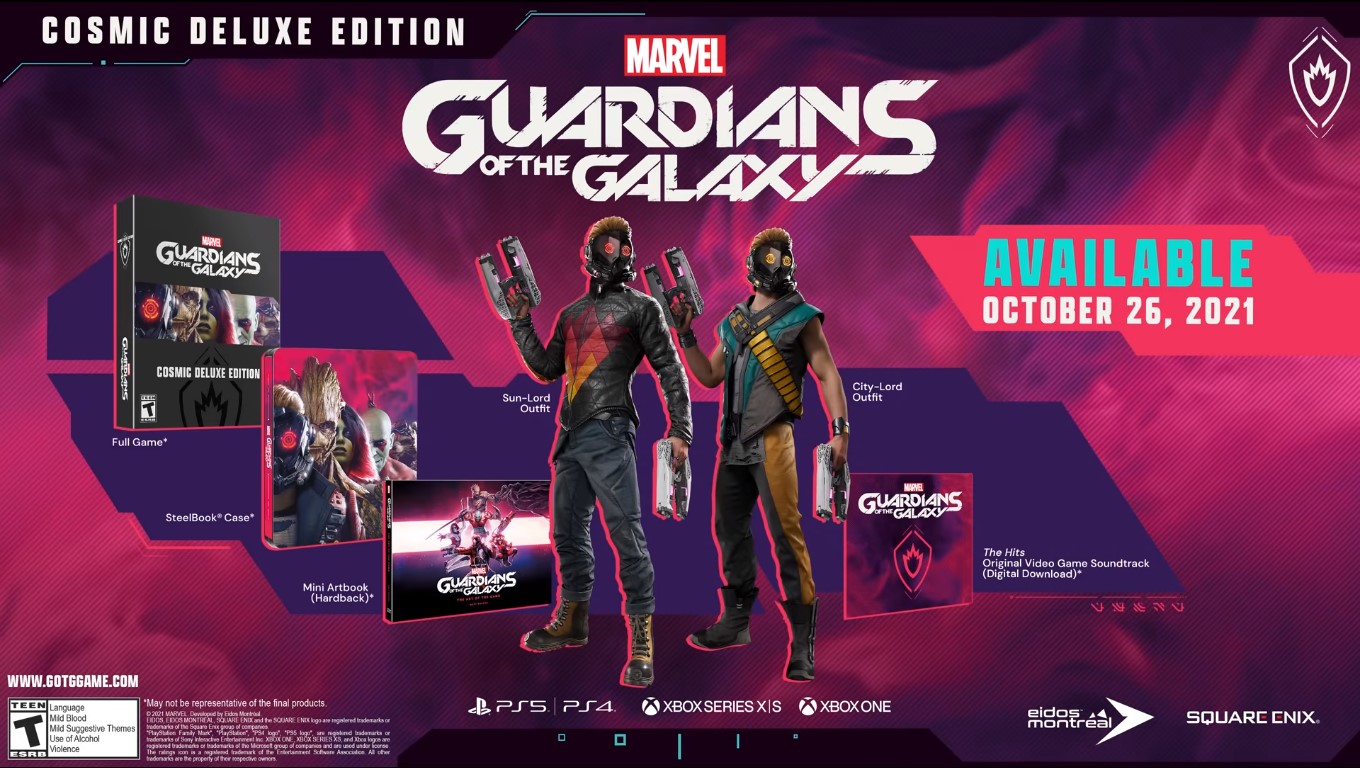 What are the Guardians of the Galaxy game preorder bonuses? Pro Game