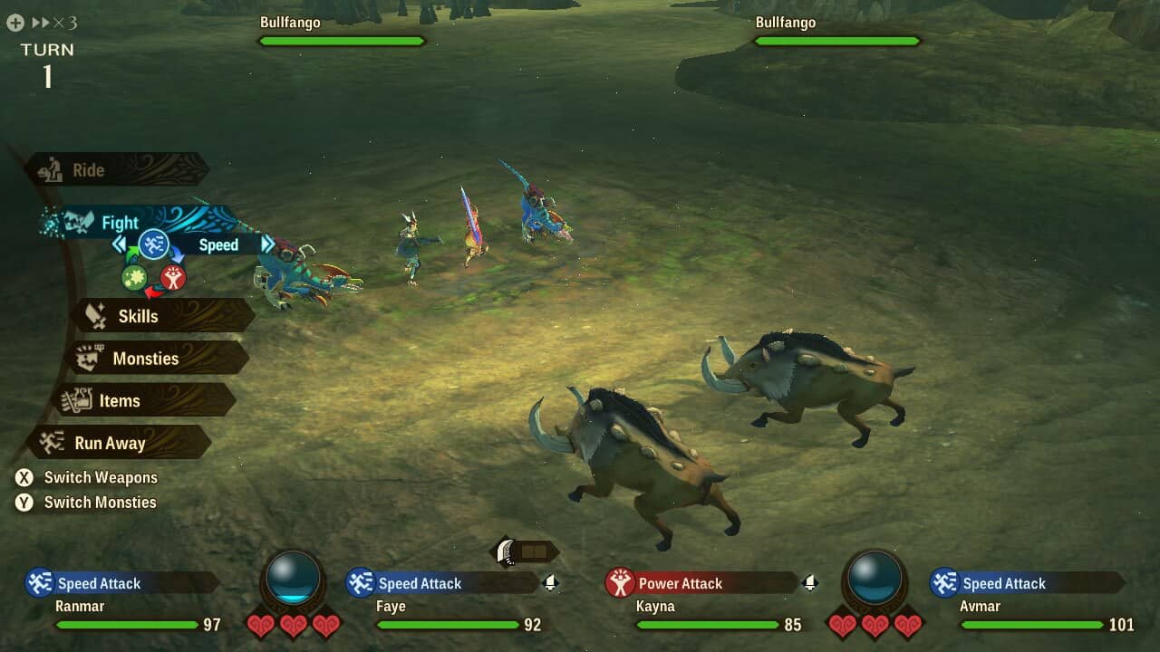 How does combat work in Monster Hunter Stories 2 Wings of Ruin? Pro