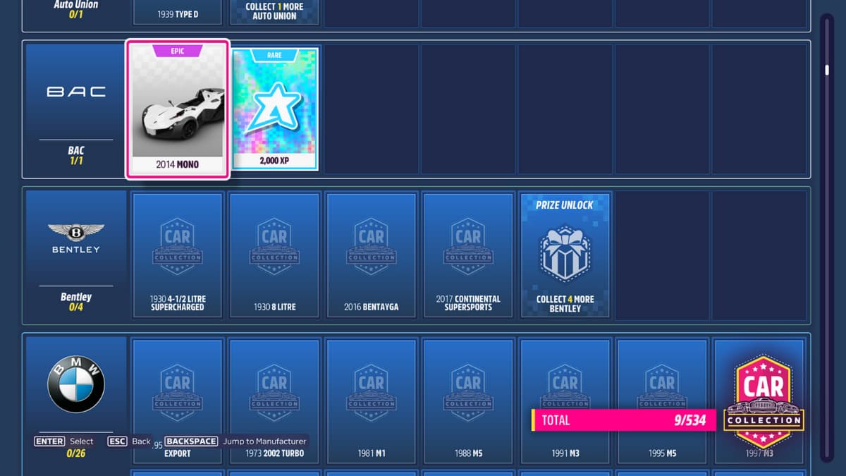 What is Car Collection in Forza Horizon 5? Pro Game Guides