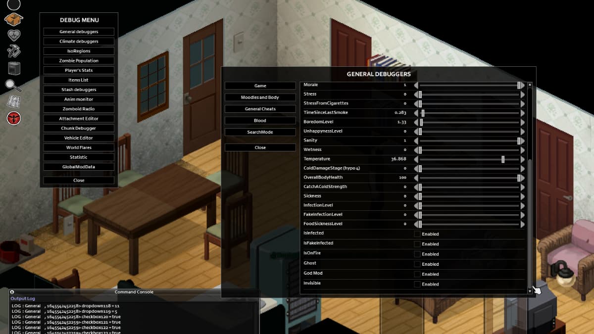 How to enable debug mode in Project Zomboid Pro Game Guides