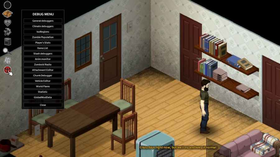 How to enable debug mode in Project Zomboid Pro Game Guides