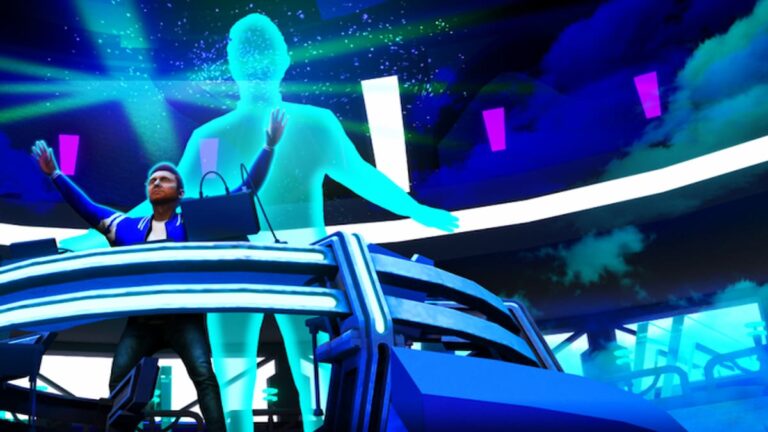 How to get all free items in the Roblox David Guetta DJ Party event