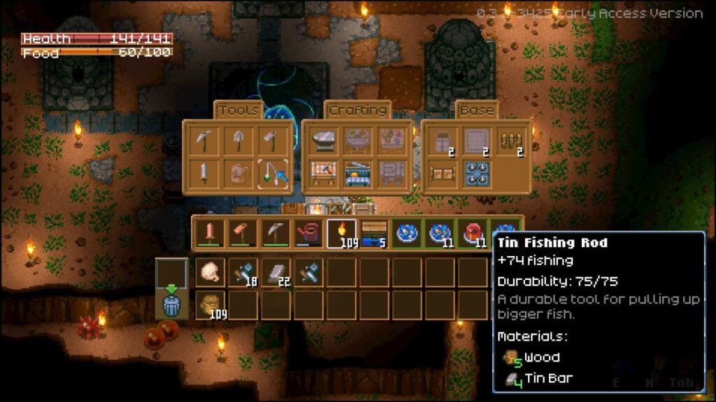 How to get a Fishing Rod and how Fishing works in Core Keeper Pro