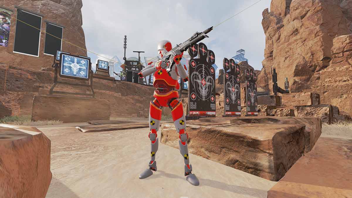 Apex Legends Firing Range How to make dummies move & attack Pro Game