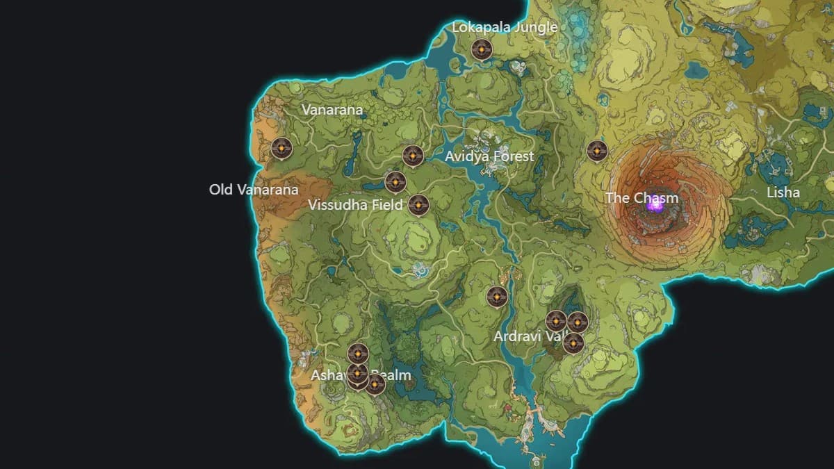 Where to get Chaos Storage, Chaos Module, and Chaos Bolt in Genshin