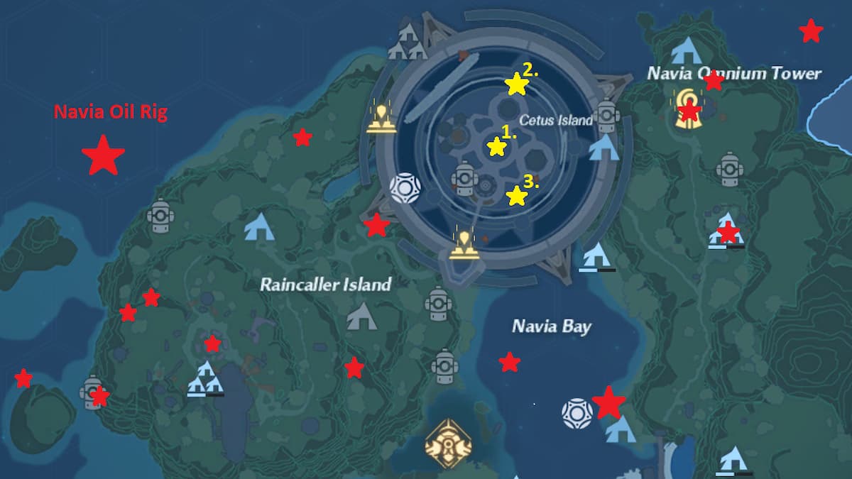 All Gold Nucleus locations in Navia in Tower of Fantasy Pro Game Guides