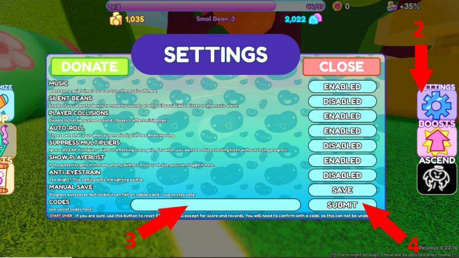 Chaotic Bean Simulator Codes Pro Game Guides