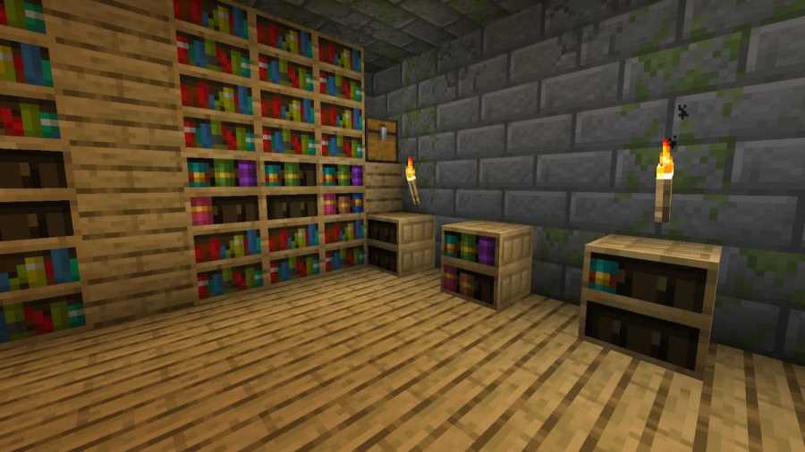 How to make a secret bookshelf door in Minecraft Pro Game Guides