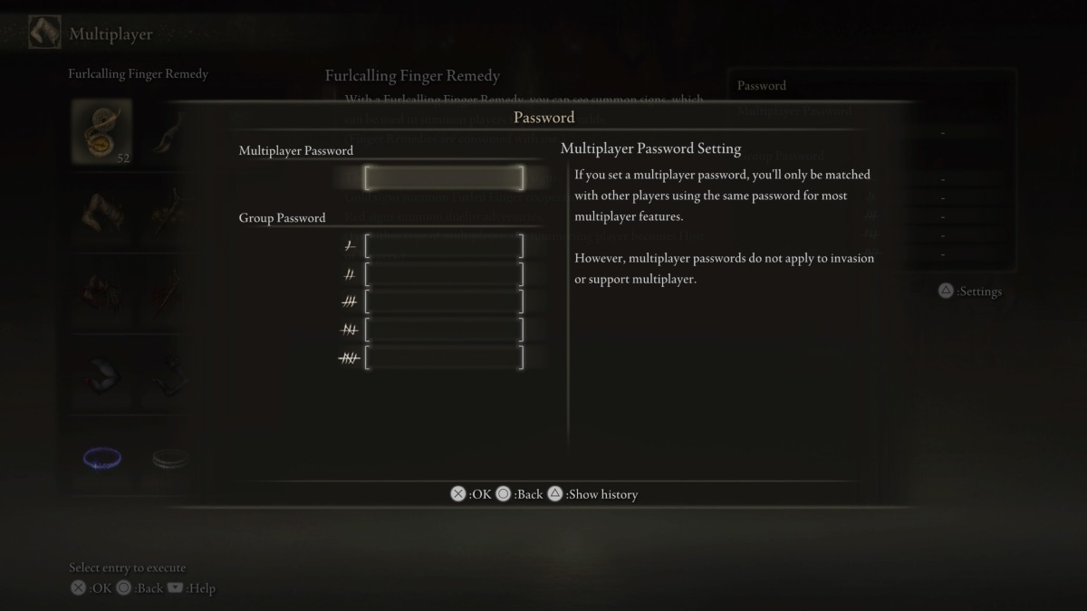How to set a password for multiplayer and coop in Elden Ring Pro