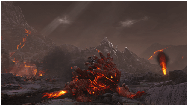 Ark Magmasaur Guide (Abilities, Controls, Taming, Food, Saddle, Breeding & Location) ProGameTalk