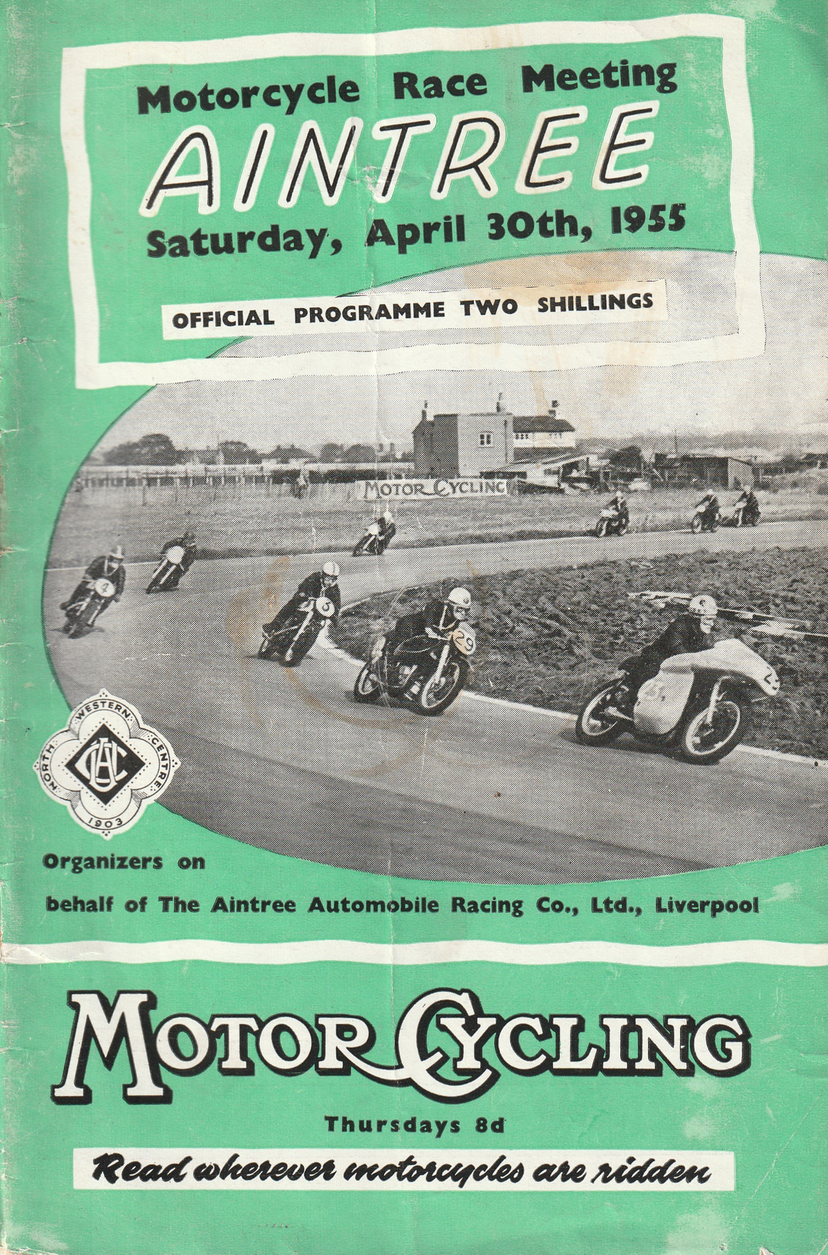 Aintree Circuit The Motor Racing Programme Covers Project