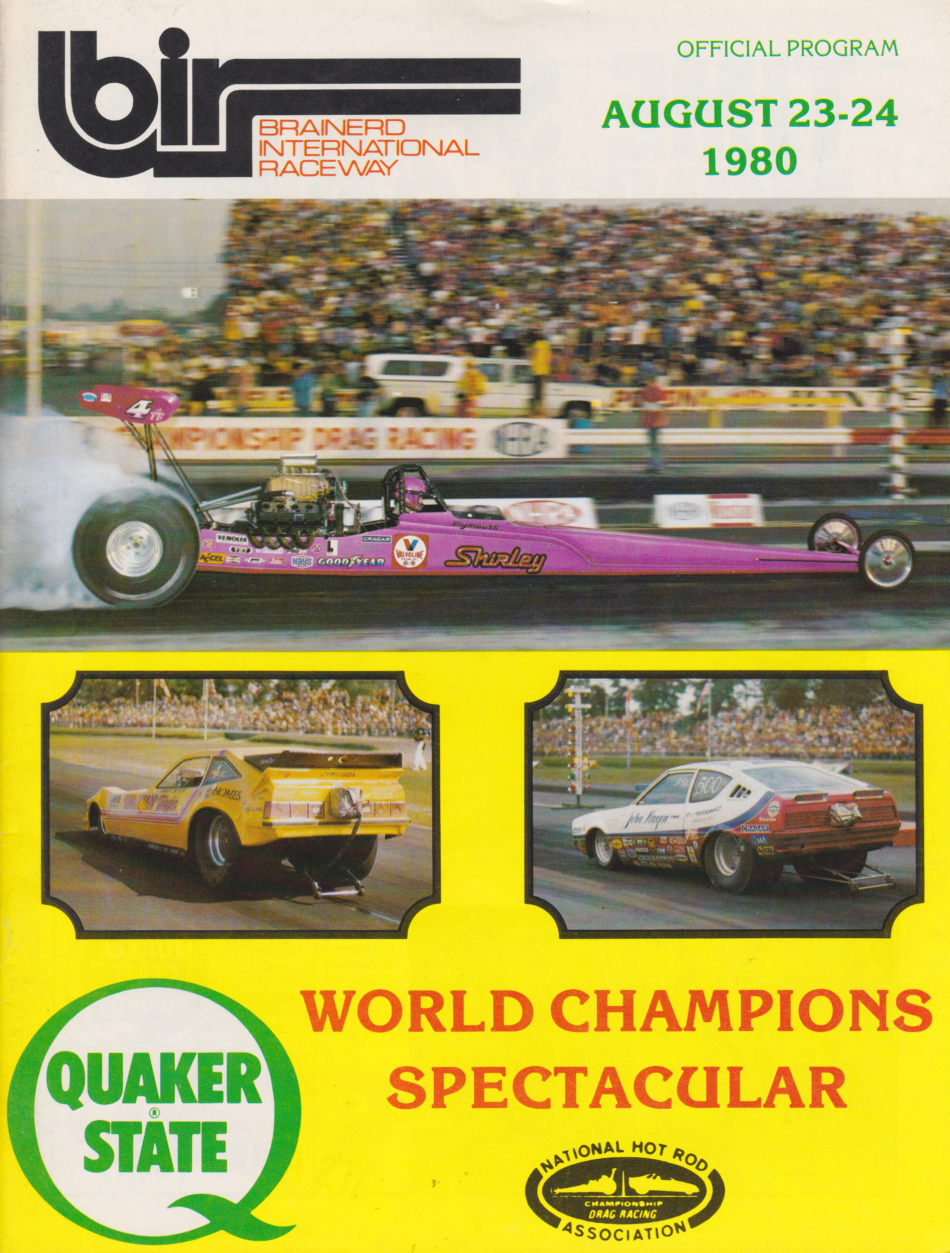 Brainerd International Raceway The Motor Racing Programme Covers Project