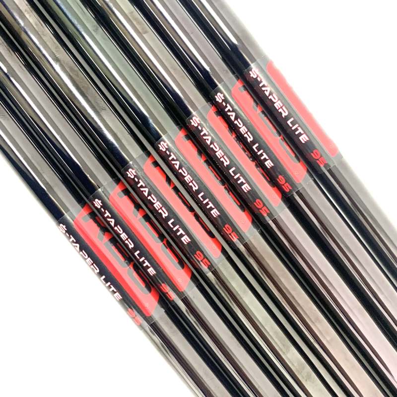 KBS Taper Lite Black Iron Shaft set 4PW Regular Flex (7 Shafts