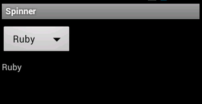 Cómo desarrollar un spinner de Android en Java. Programación en Castellano.