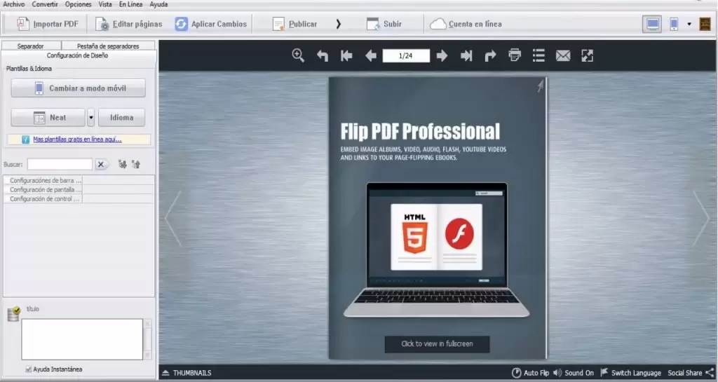[Gratis] Flip PDF Corporate Edition v2.4.9.1 Creador de