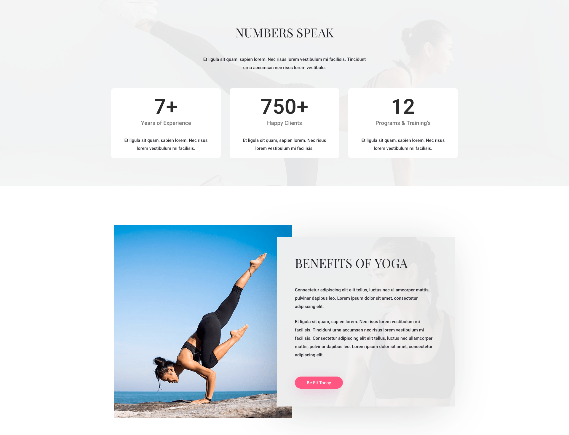 New Web Design for Yoga Instructor Affordable Web Design Service