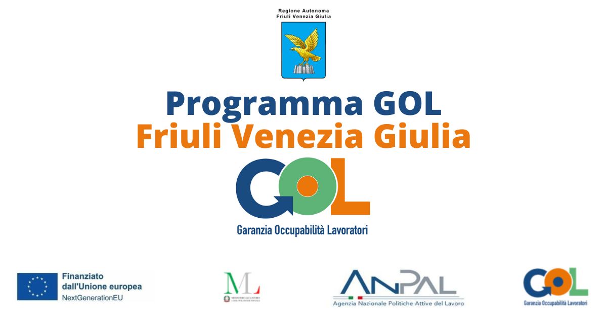 Programma GOL Friuli Venezia Giulia Garanzia occupabilità lavoratori