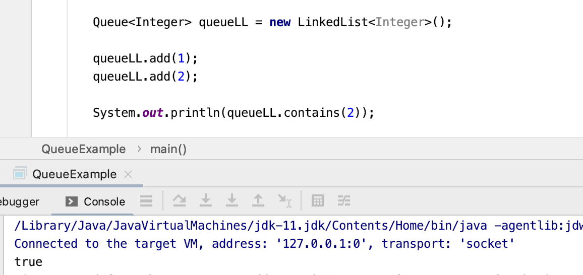 The Queue in Java Programmathically