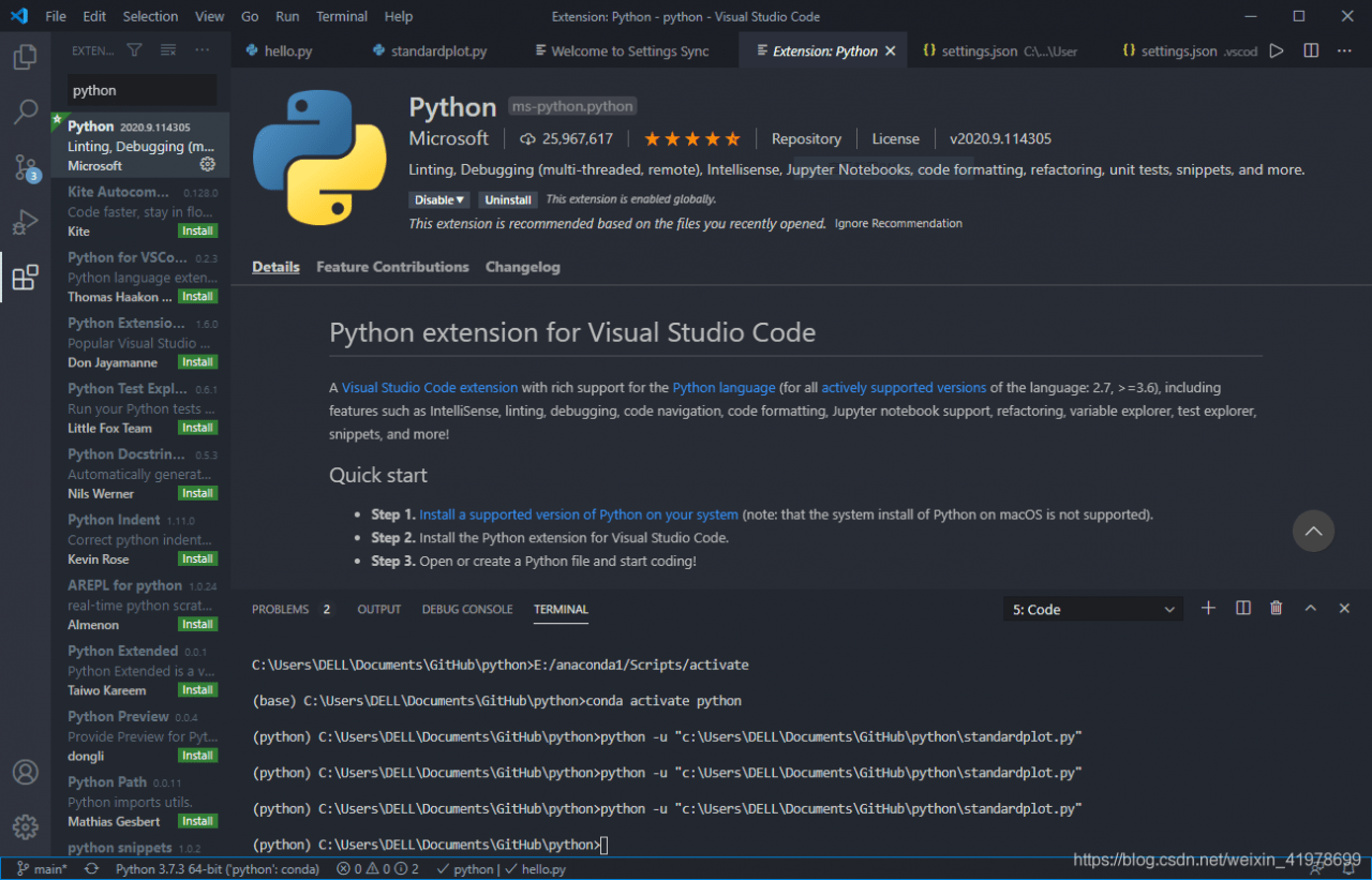 Anaconda + vscode usage problem summary ProgrammerAH