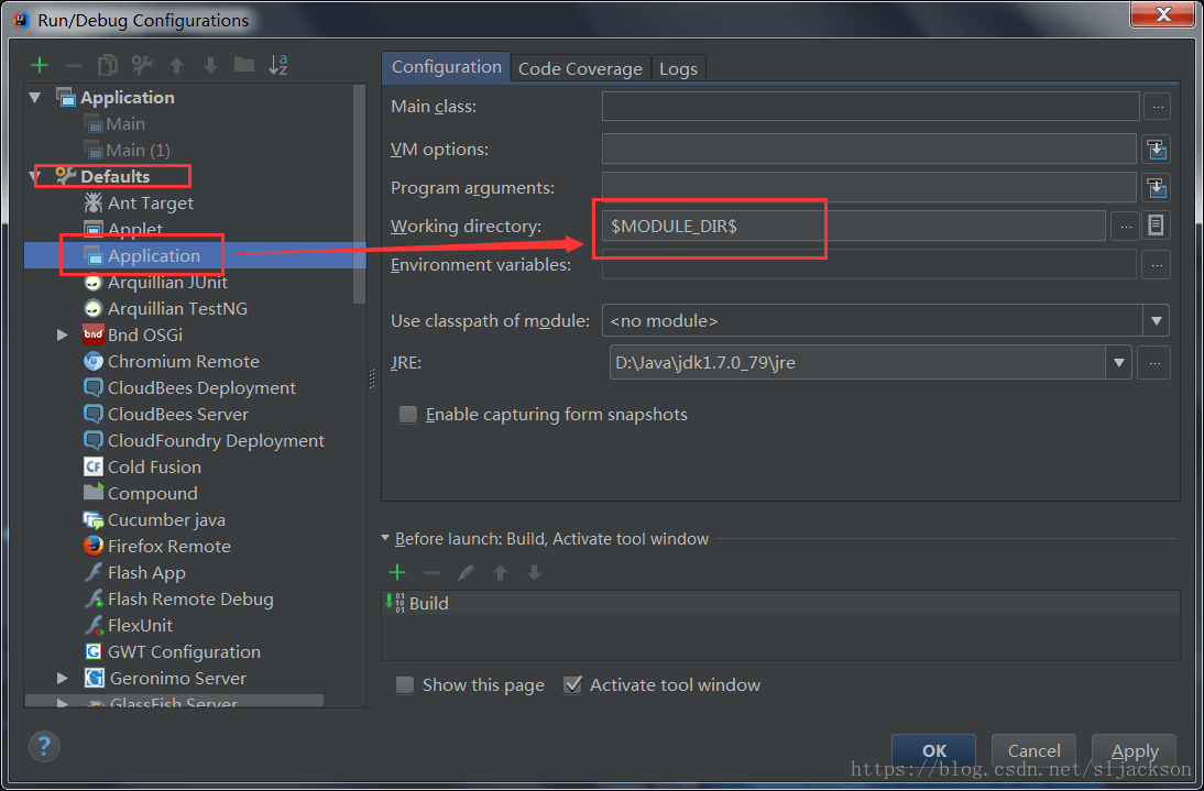 IntelliJ idea sets the default working directory ProgrammerAH