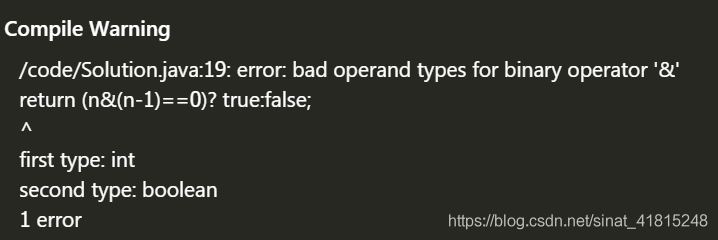 About java “Error bad binary operator types” ProgrammerAH