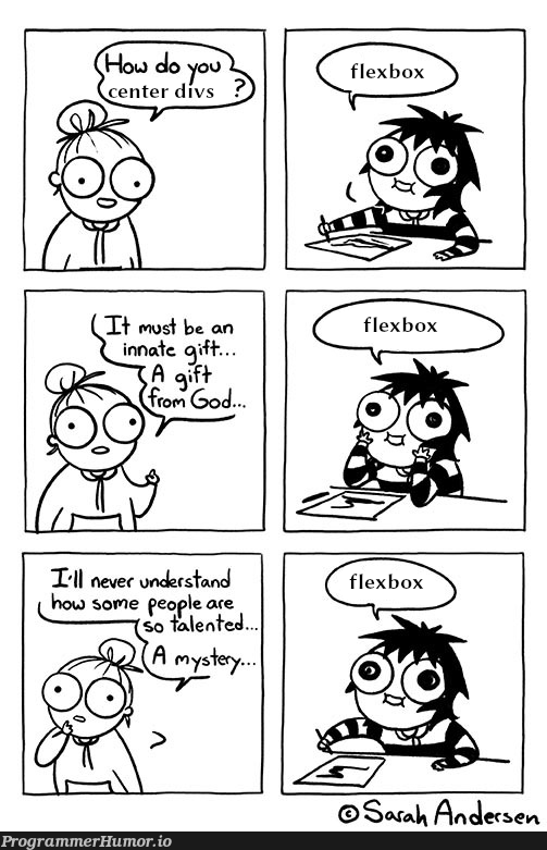 how to center div ProgrammerHumor.io