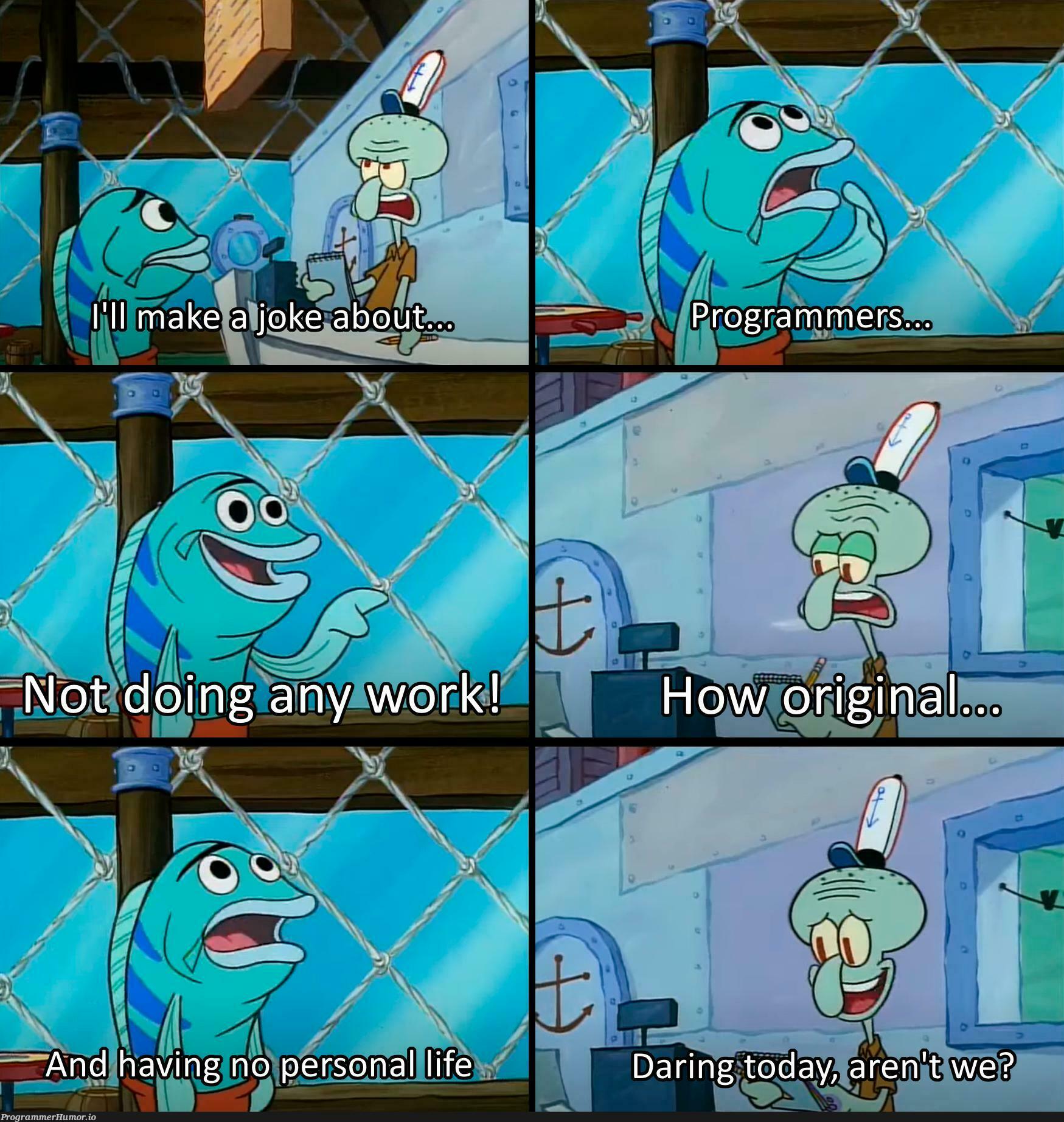 The water cooler kind of comedy ProgrammerHumor.io