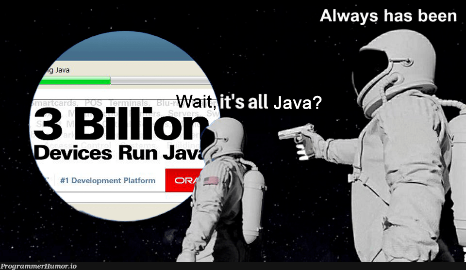 3 Billion Devices Run Java ProgrammerHumor.io
