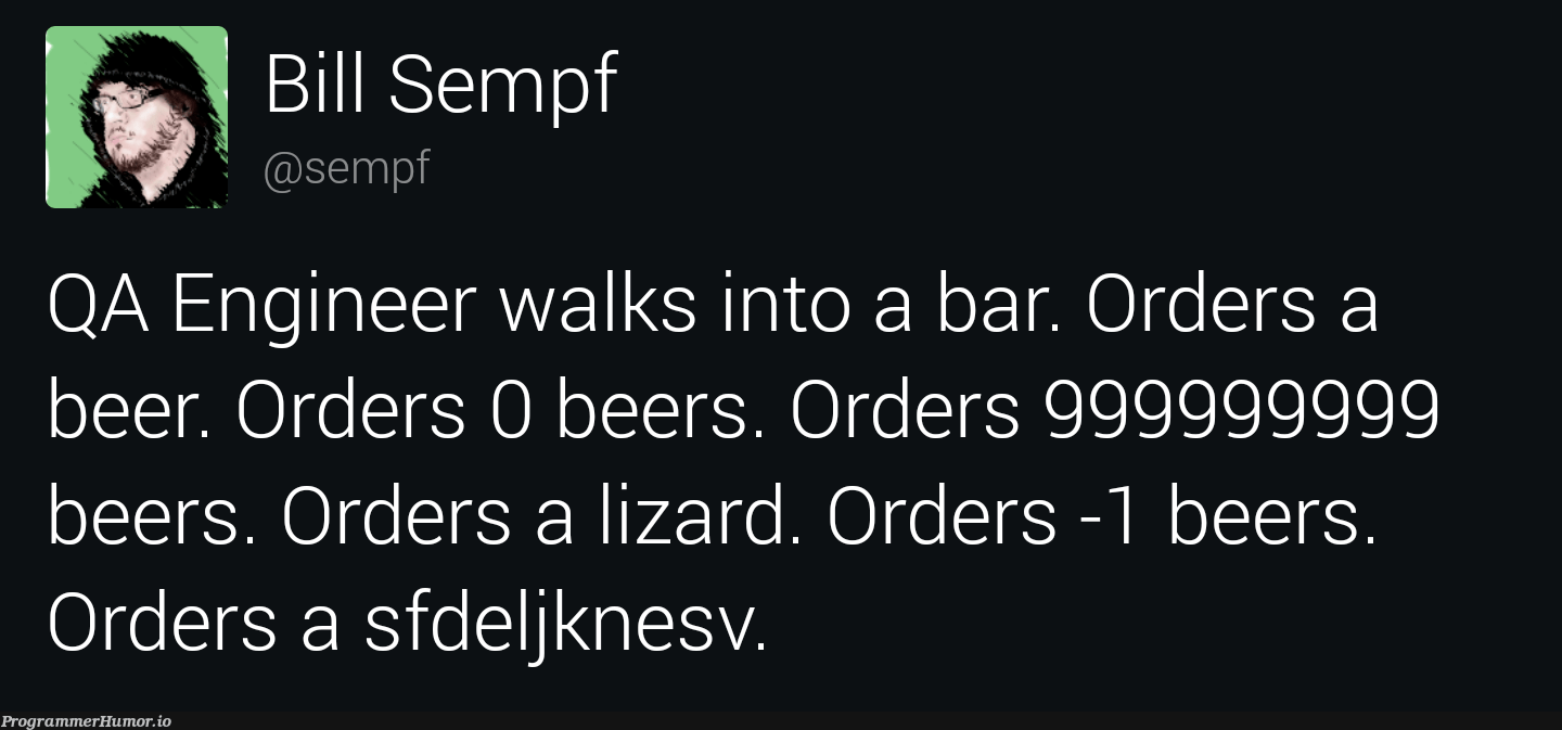 Orders Null ProgrammerHumor.io