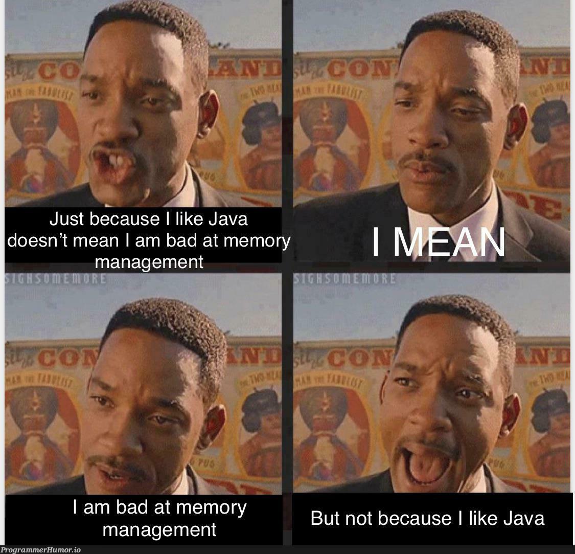 typical java user ProgrammerHumor.io