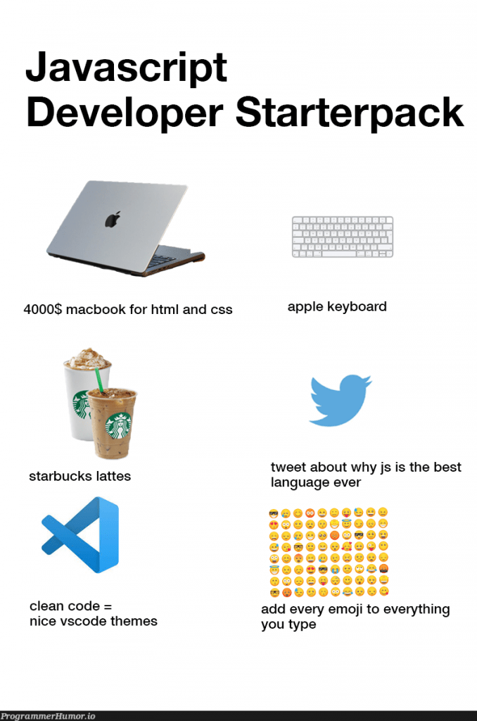jsDevStarterPack ProgrammerHumor.io