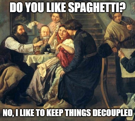 Do you like spaghetti code meme
