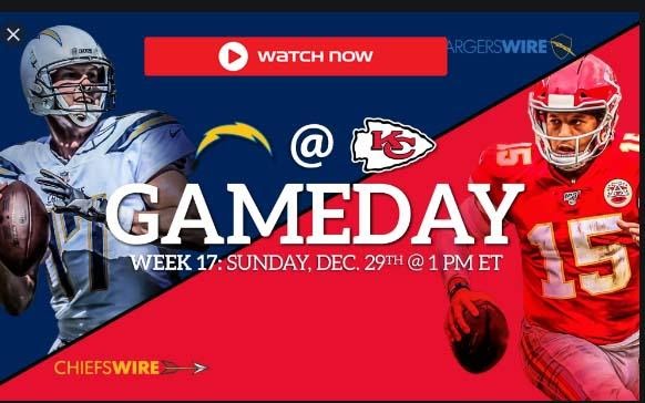 Streams NFL !! Chargers vs Chiefs Live Stream Free On